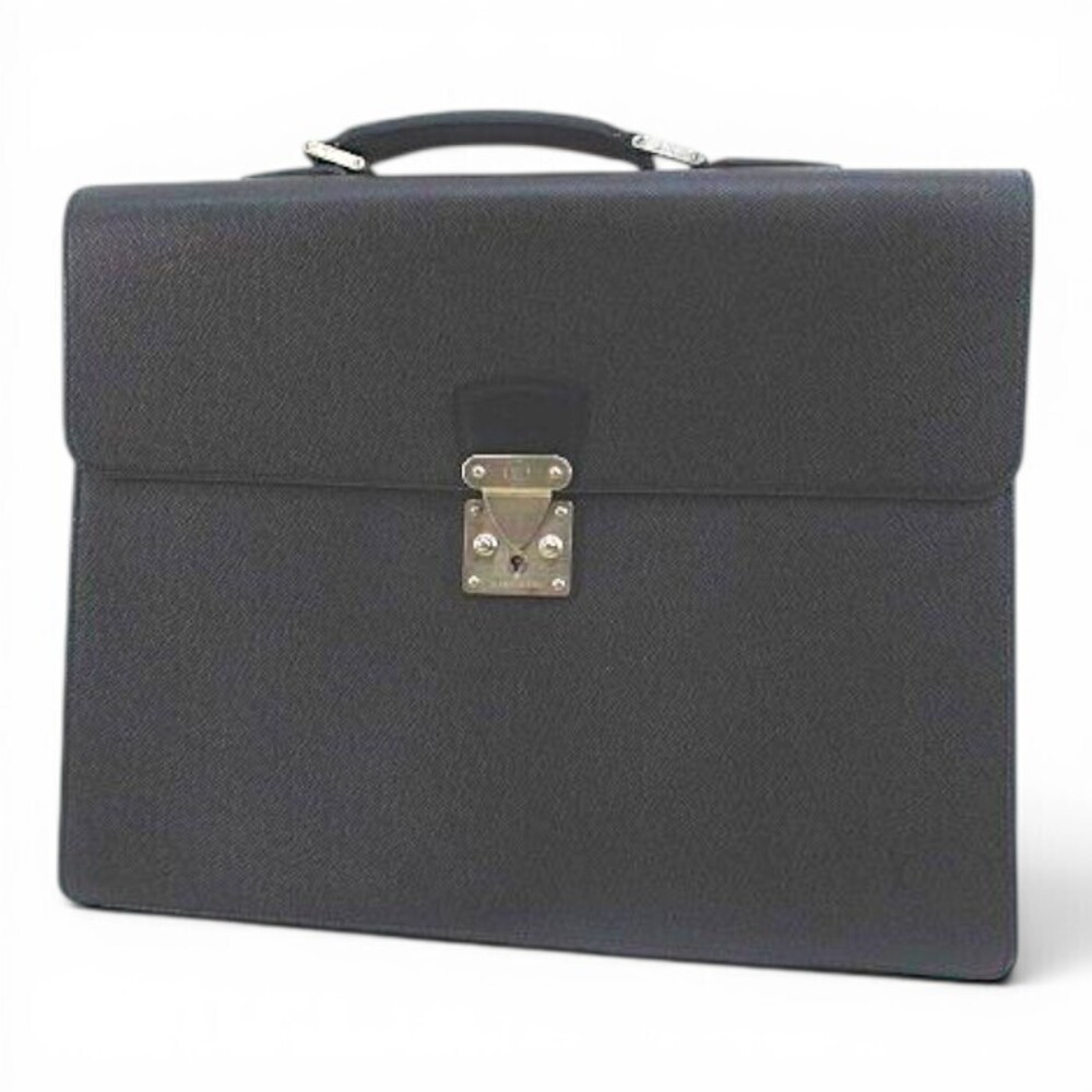 Louis Vuitton Taiga Serviette Moscova Business Bag Ardoise